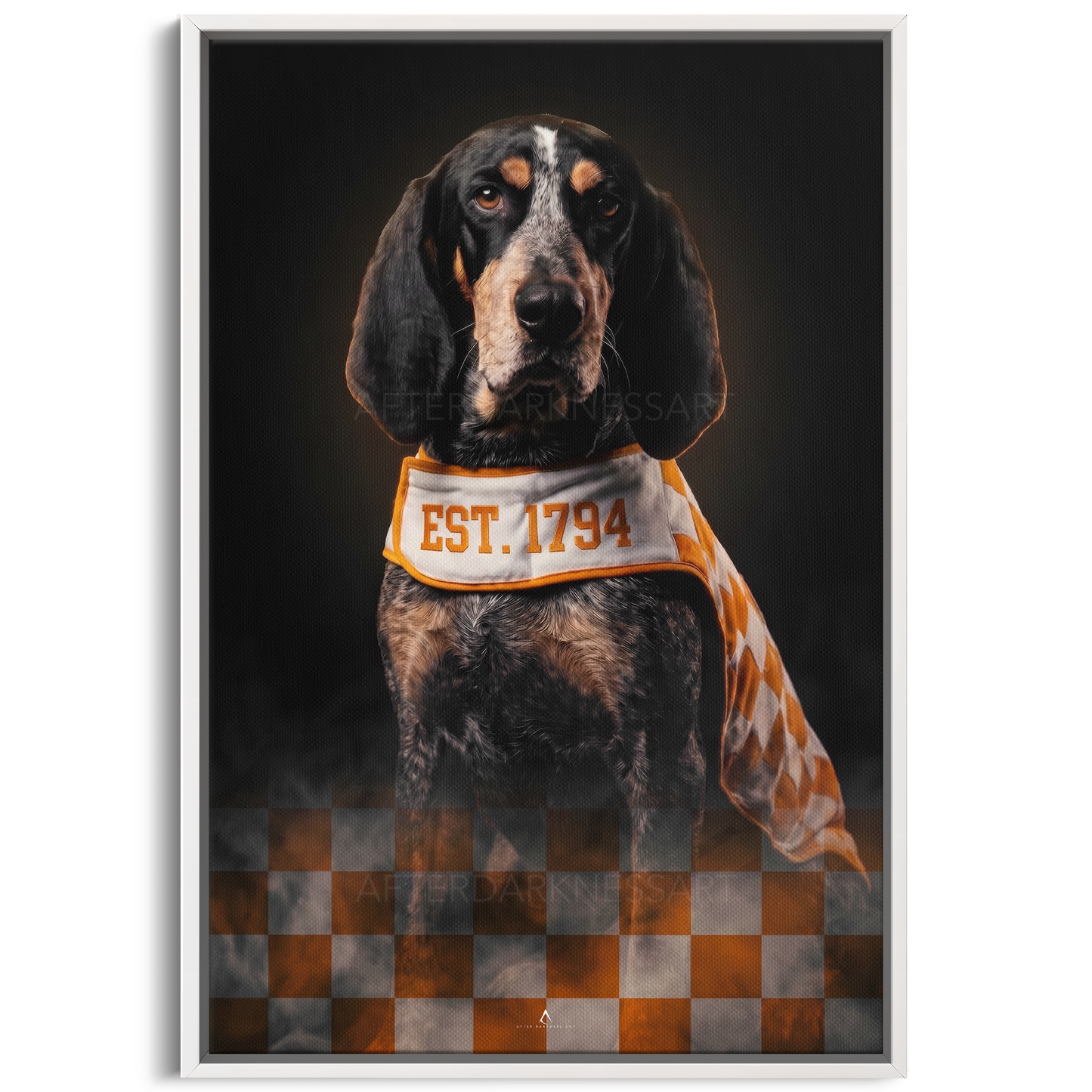 TENNESSEE VOLUNTEERS CANVAS "1794 LEGACY" SMOKEY MASCOT