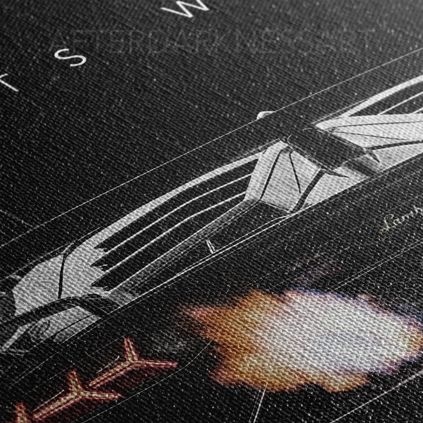 LAMBORGHINI AVENTADOR SVJ CANVAS "SVJ DREAMING"
