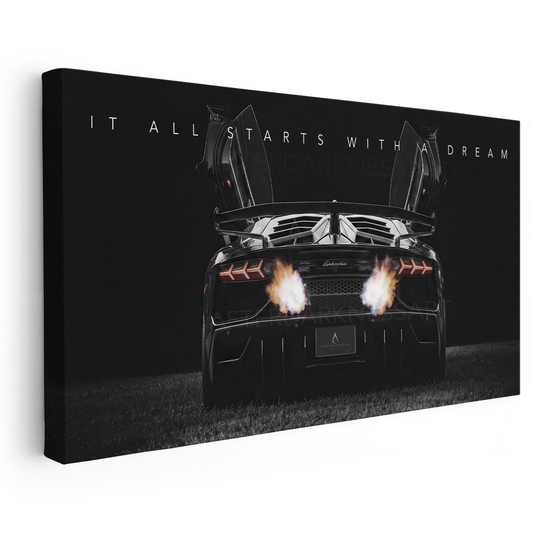 LAMBORGHINI AVENTADOR SVJ CANVAS "SVJ DREAMING"