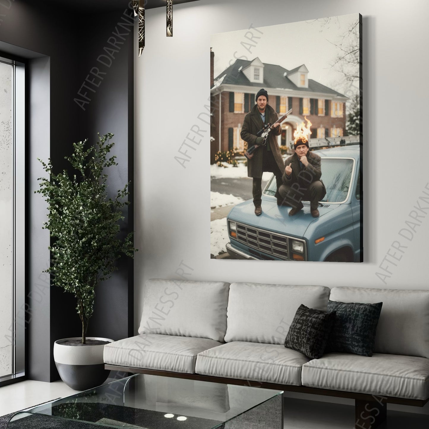 MARV & HARRY "WRONG HOUSE, WRONG NIGHT" WET BANDITS CANVAS