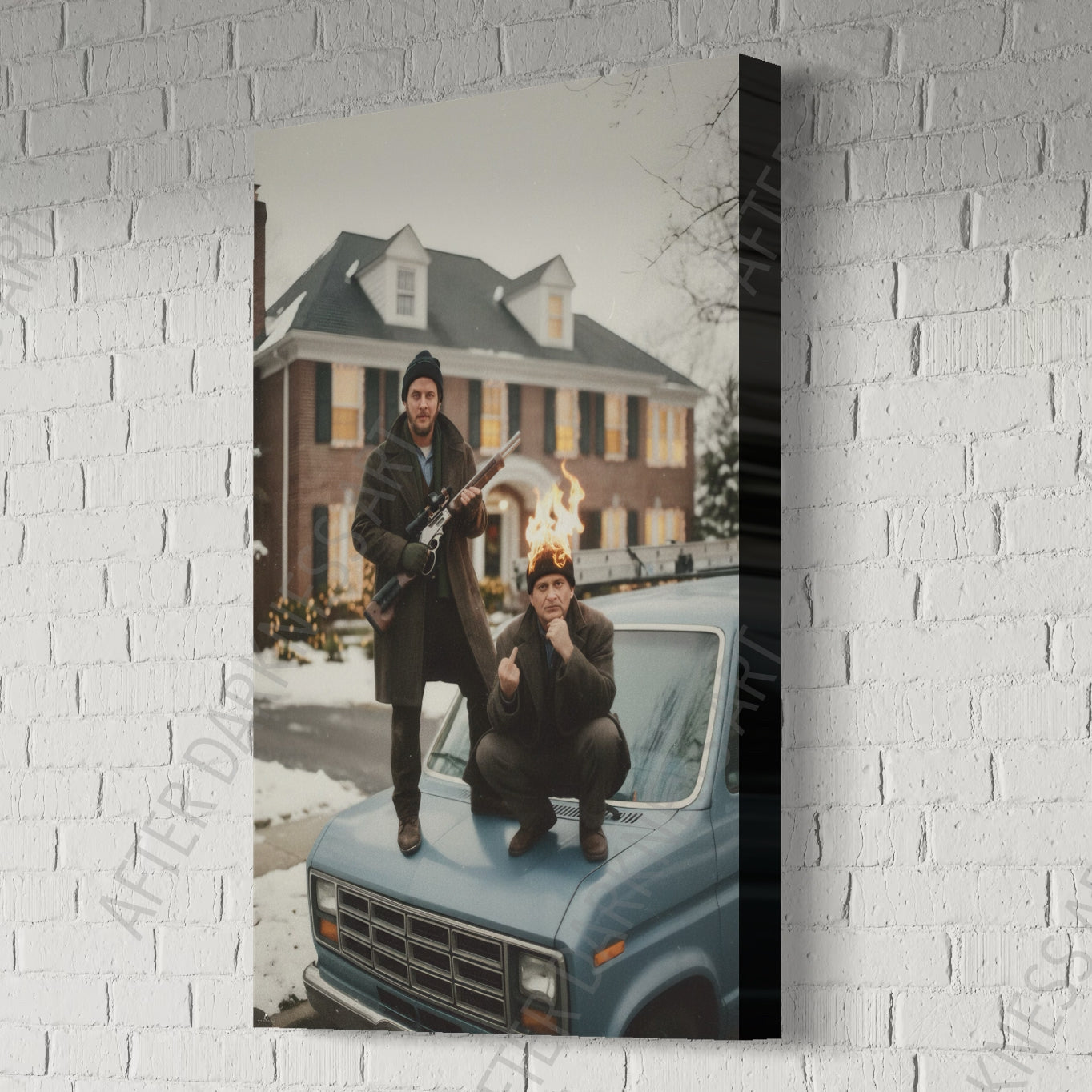 MARV & HARRY "WRONG HOUSE, WRONG NIGHT" WET BANDITS CANVAS