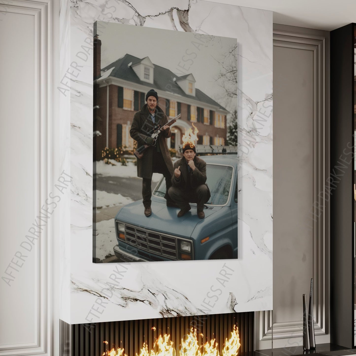 MARV & HARRY "WRONG HOUSE, WRONG NIGHT" WET BANDITS CANVAS