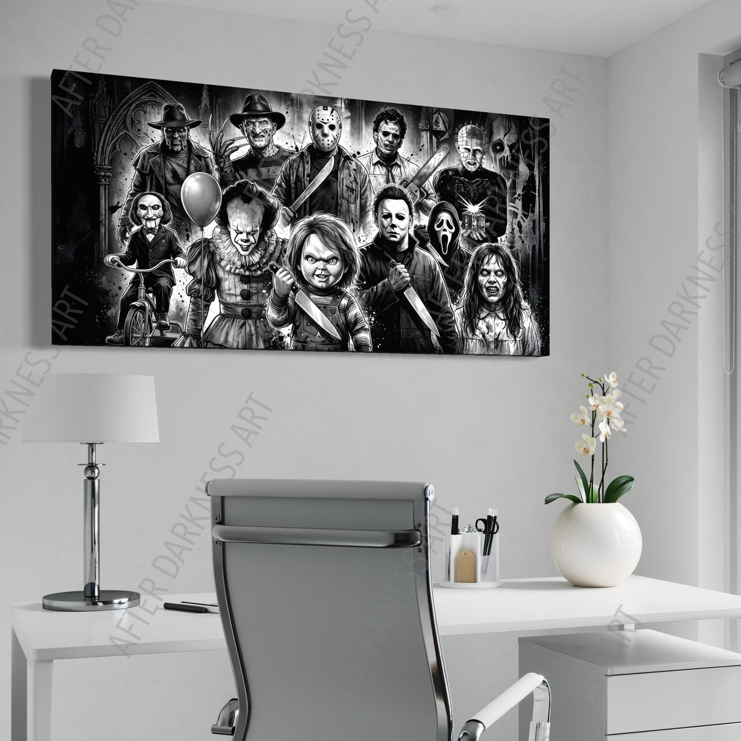 HORROR MOVIE LEGENDS CANVAS "FOREVER FEARED"