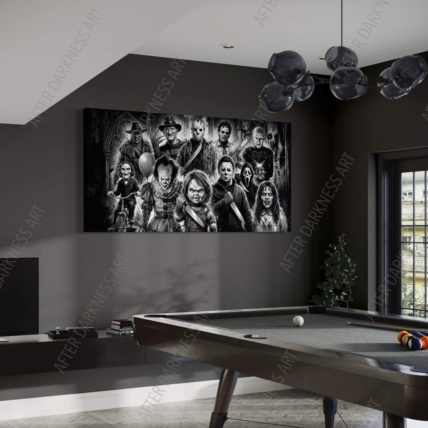 HORROR MOVIE LEGENDS CANVAS "FOREVER FEARED"