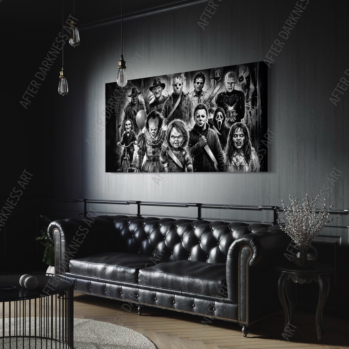 HORROR MOVIE LEGENDS CANVAS "FOREVER FEARED"