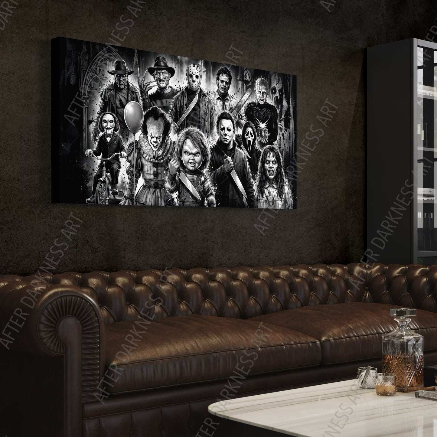HORROR MOVIE LEGENDS CANVAS "FOREVER FEARED"