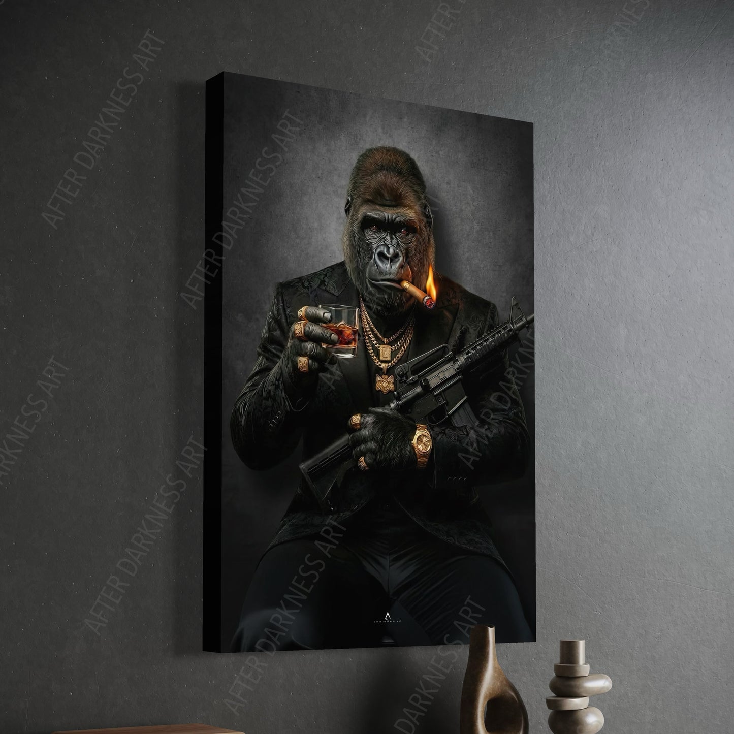GORILLA CANVAS "PRIMAL AUTHORITY"