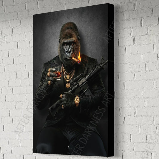 GORILLA CANVAS "PRIMAL AUTHORITY"