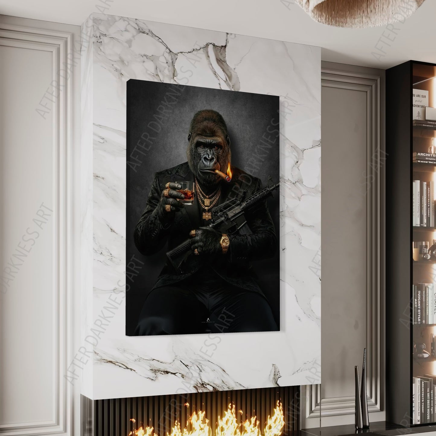 GORILLA CANVAS "PRIMAL AUTHORITY"