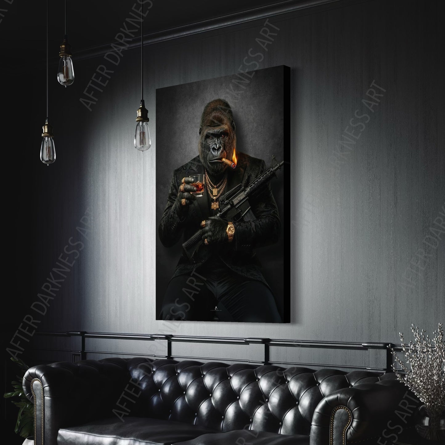 GORILLA CANVAS "PRIMAL AUTHORITY"
