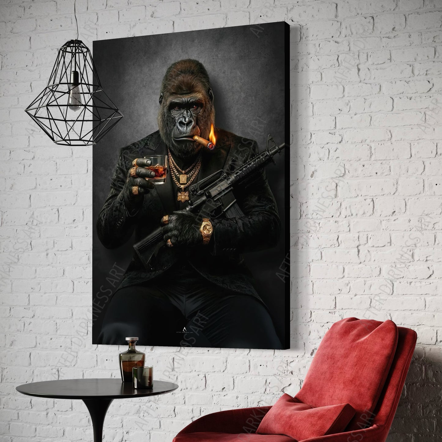 GORILLA CANVAS "PRIMAL AUTHORITY"