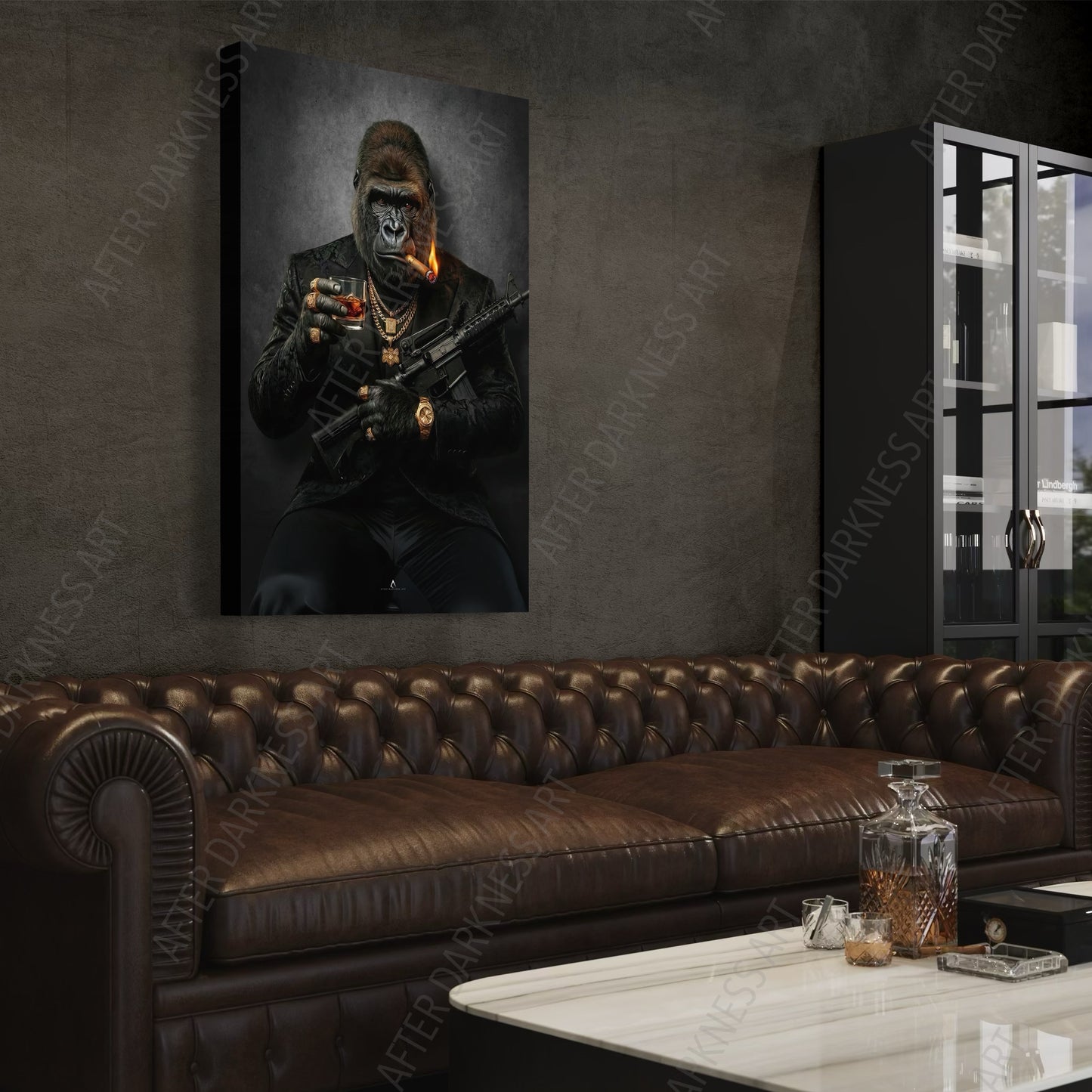 GORILLA CANVAS "PRIMAL AUTHORITY"