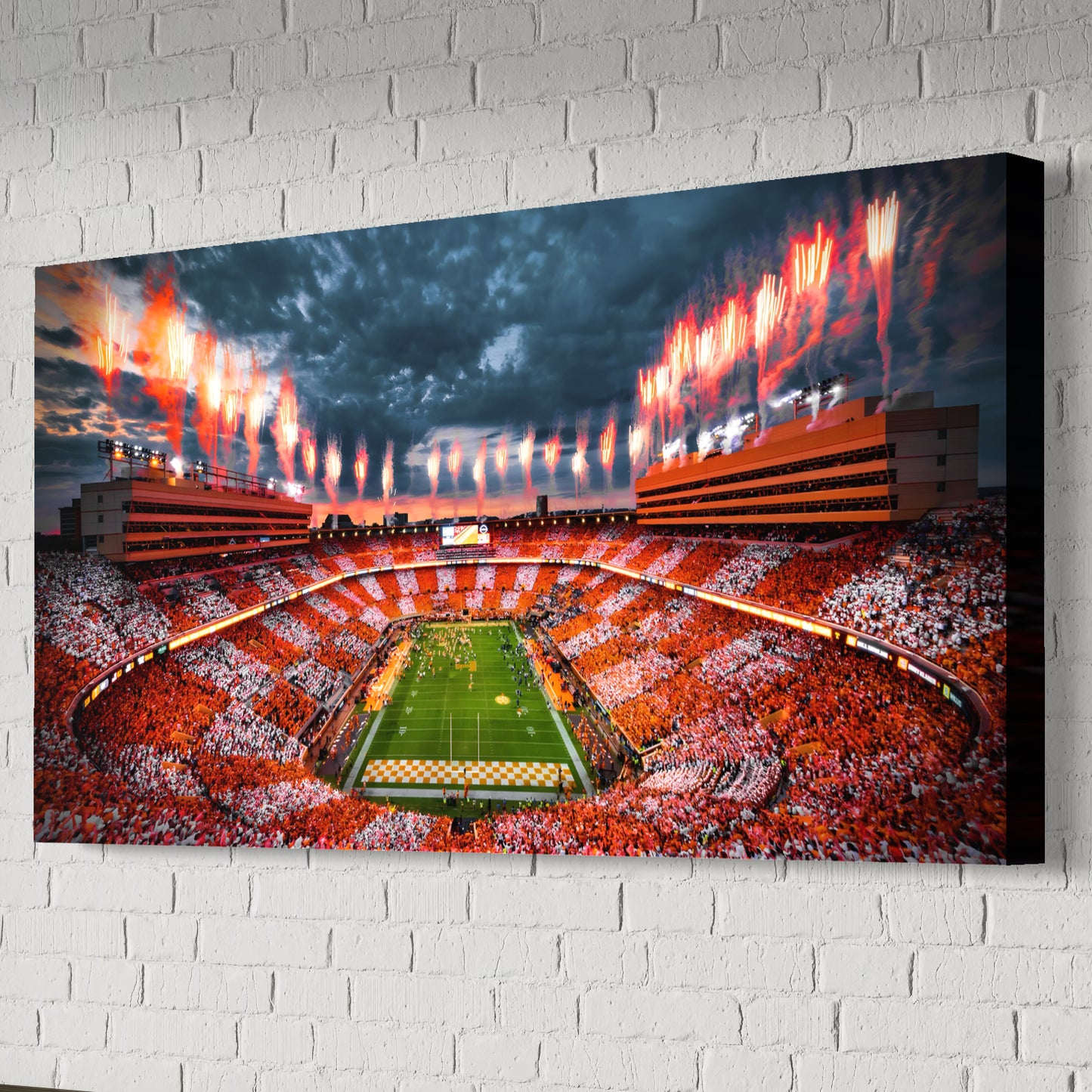 TENNESSEE VOLUNTEERS CANVAS "ROCKY TOP REFLECTIONS" NEYLAND STADIUM