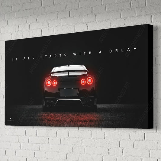 NISSAN GTR CANVAS "GTR DREAMING"