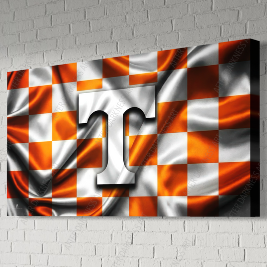 TENNESSEE VOLUNTEERS CANVAS "LAYERED IN ORANGE"