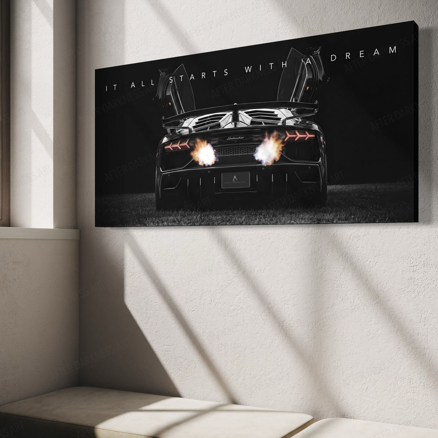 LAMBORGHINI AVENTADOR SVJ CANVAS "SVJ DREAMING"