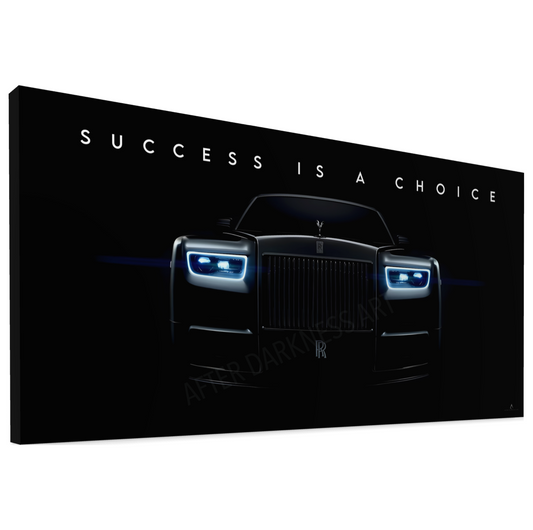 ROLLS ROYCE CANVAS "SUCCESS IS A CHOICE"
