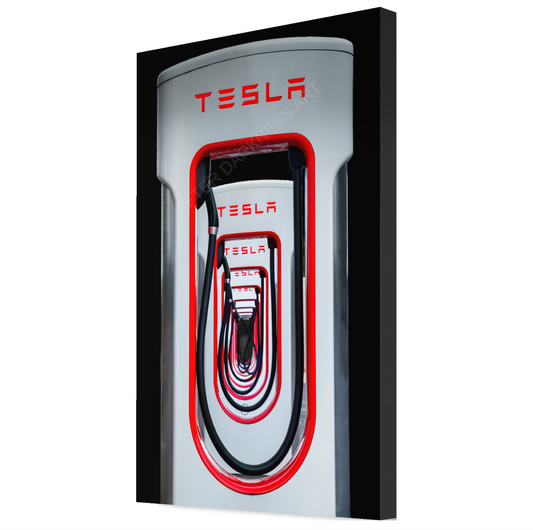 "CHARGE THE WORLD" SUPERCHARGER CANVAS