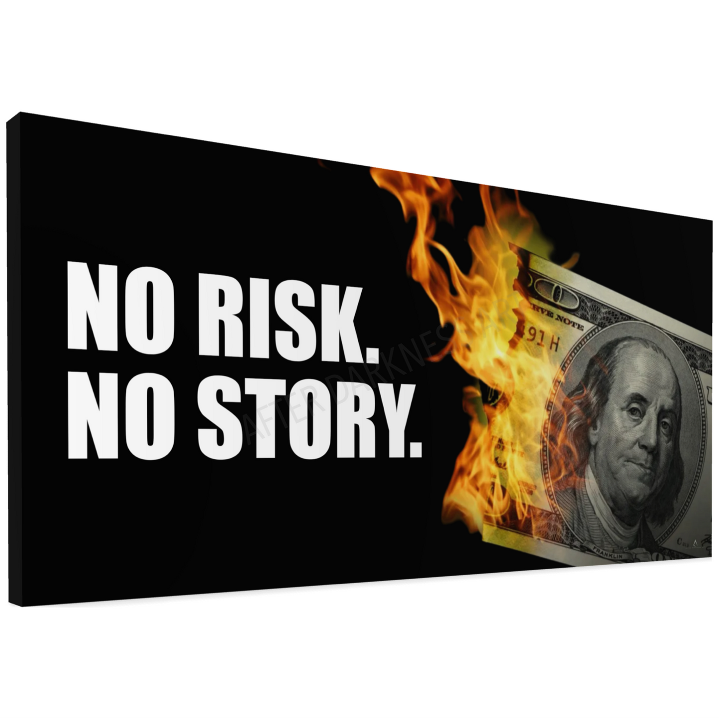 NO RISK NO STORY BURNING BENJAMIN
