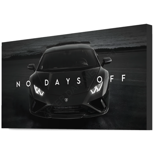 LAMBO CANVAS - NO DAYS OFF