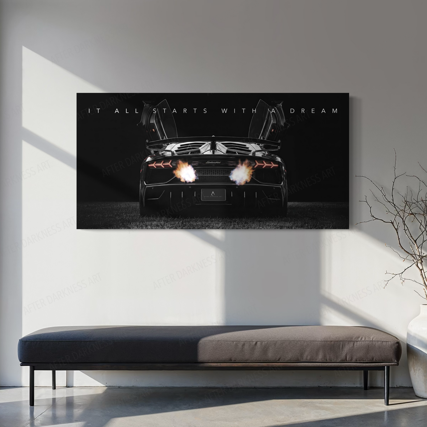 LAMBORGHINI AVENTADOR SVJ CANVAS "SVJ DREAMING"