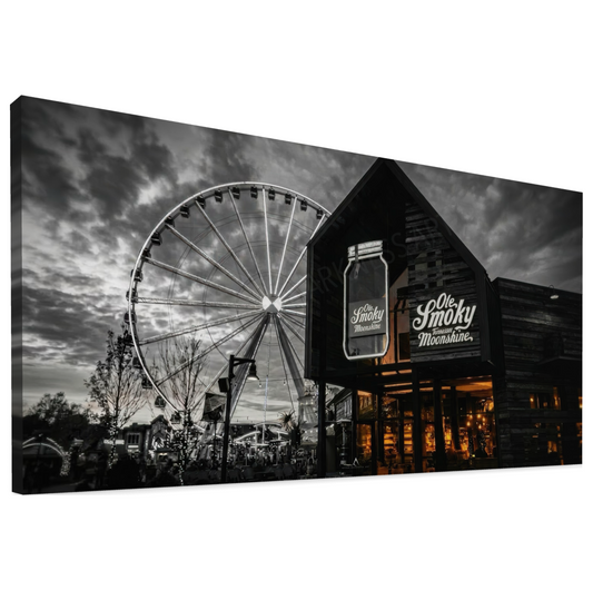 THE ISLAND PIGEON FORGE TENNESSEE CANVAS "MOONSHINE & SKYLINES"