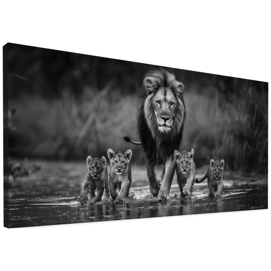 LION CANVAS "REFLECTIONS OF ROYALTY"