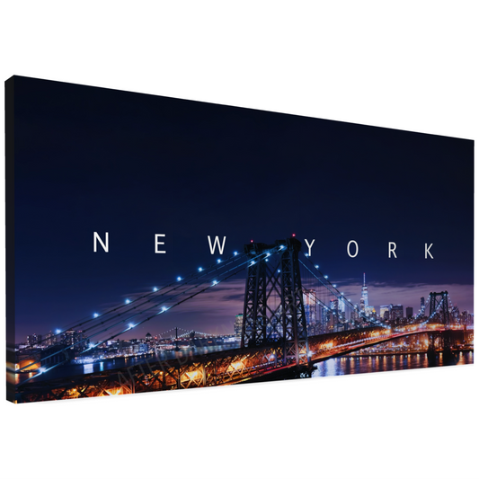 NEW YORK CITY - NOCTURNAL REFLECTIONS - BROOKLYN BRIDGE