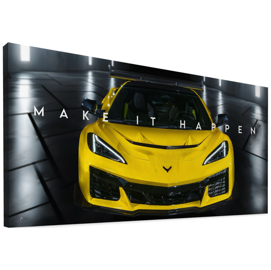 C8 ZR1 CANVAS "MAKE IT HAPPEN"