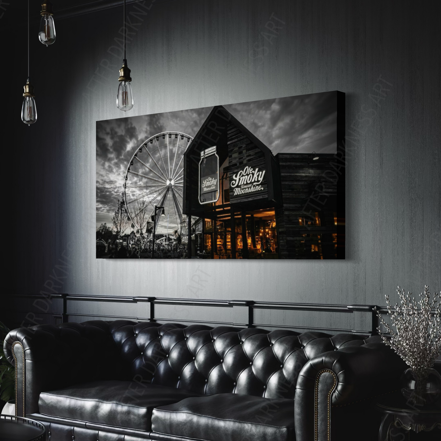 THE ISLAND PIGEON FORGE TENNESSEE CANVAS "MOONSHINE & SKYLINES"