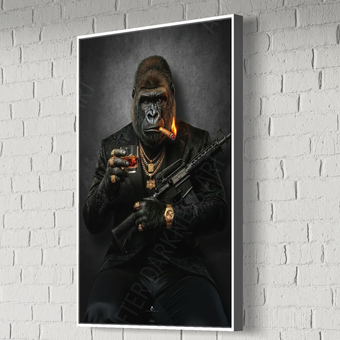 GORILLA CANVAS "PRIMAL AUTHORITY"