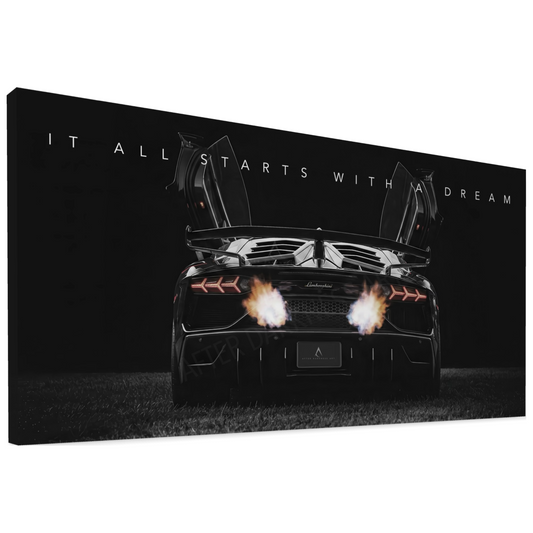 LAMBORGHINI AVENTADOR SVJ CANVAS "SVJ DREAMING"