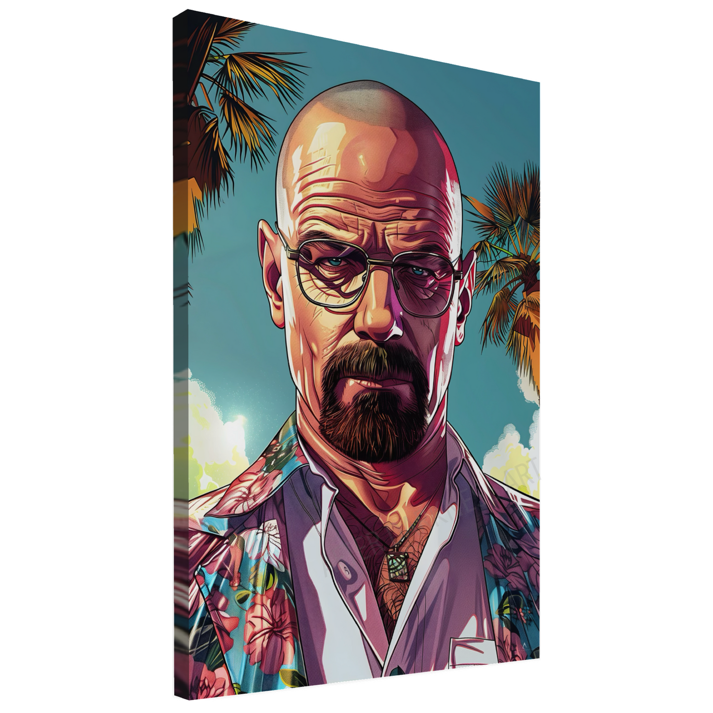 WALTER WHITE GTA CANVAS "SCIENCE & SIN" BREAKING BAD