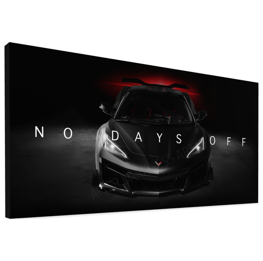 C8 ZO6 CANVAS "NO DAYS OFF"