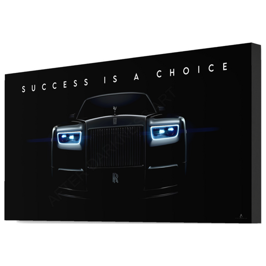 ROLLS ROYCE CANVAS "SUCCESS IS A CHOICE"