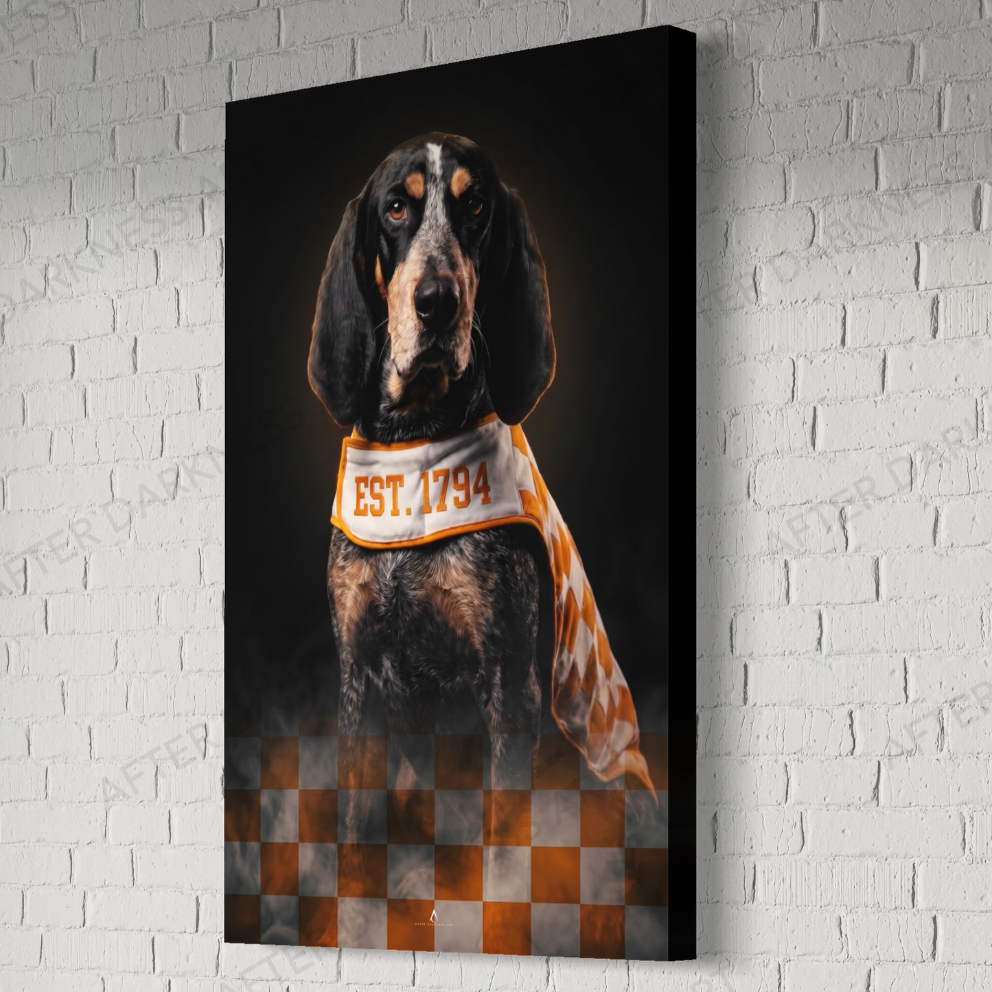TENNESSEE VOLUNTEERS CANVAS "1794 LEGACY" SMOKEY MASCOT