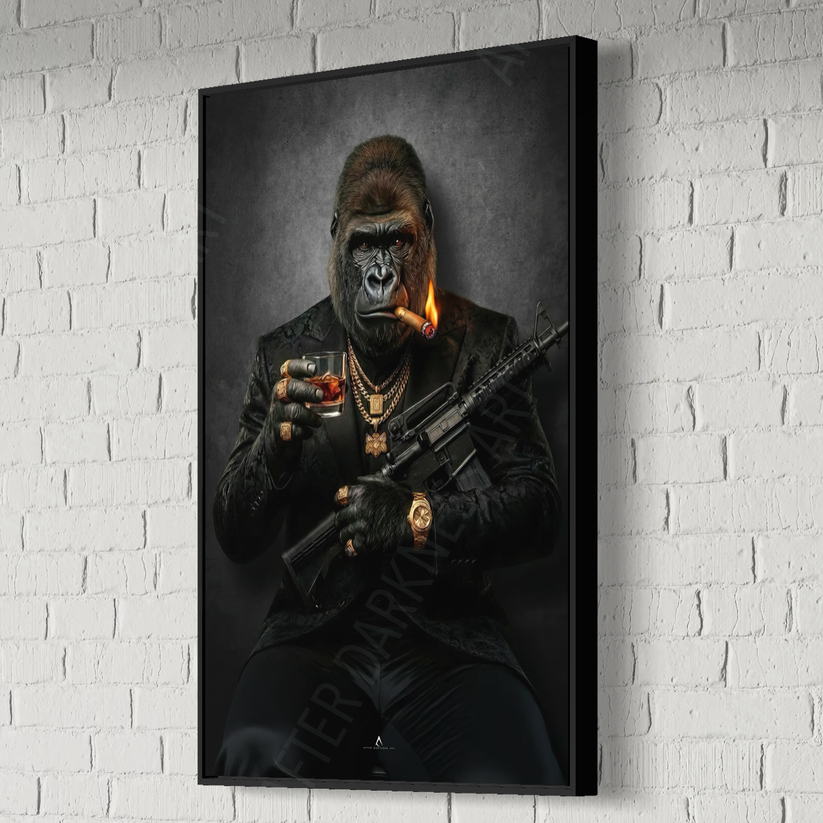 GORILLA CANVAS "PRIMAL AUTHORITY"