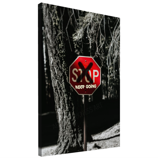 "NO STOPPING HERE"