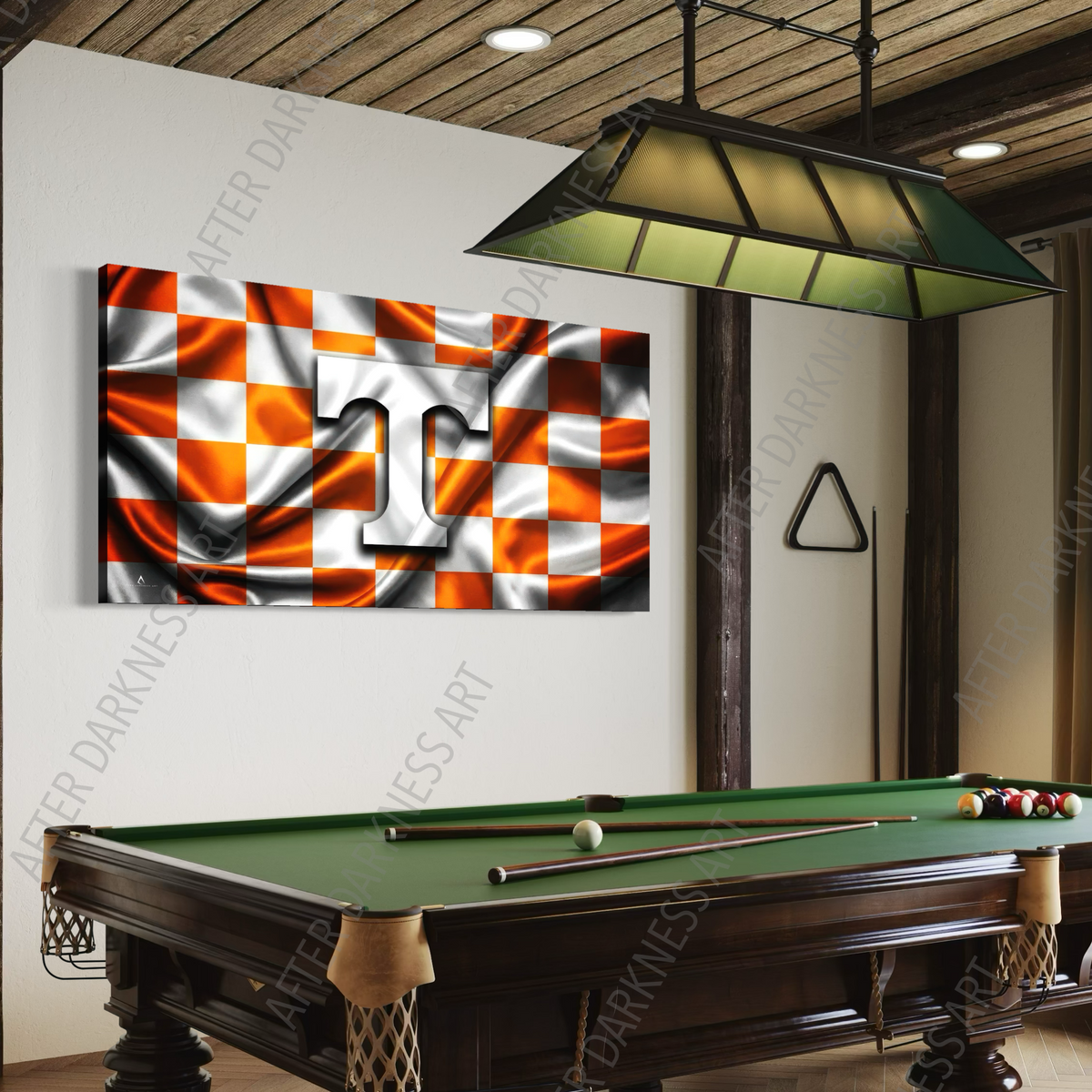 TENNESSEE VOLUNTEERS CANVAS "LAYERED IN ORANGE"