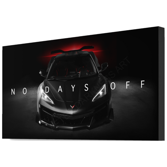 C8 ZO6 CANVAS "NO DAYS OFF"
