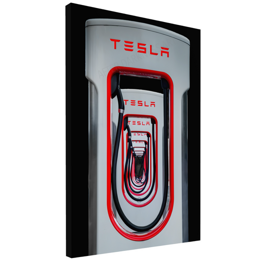 "CHARGE THE WORLD" SUPERCHARGER CANVAS