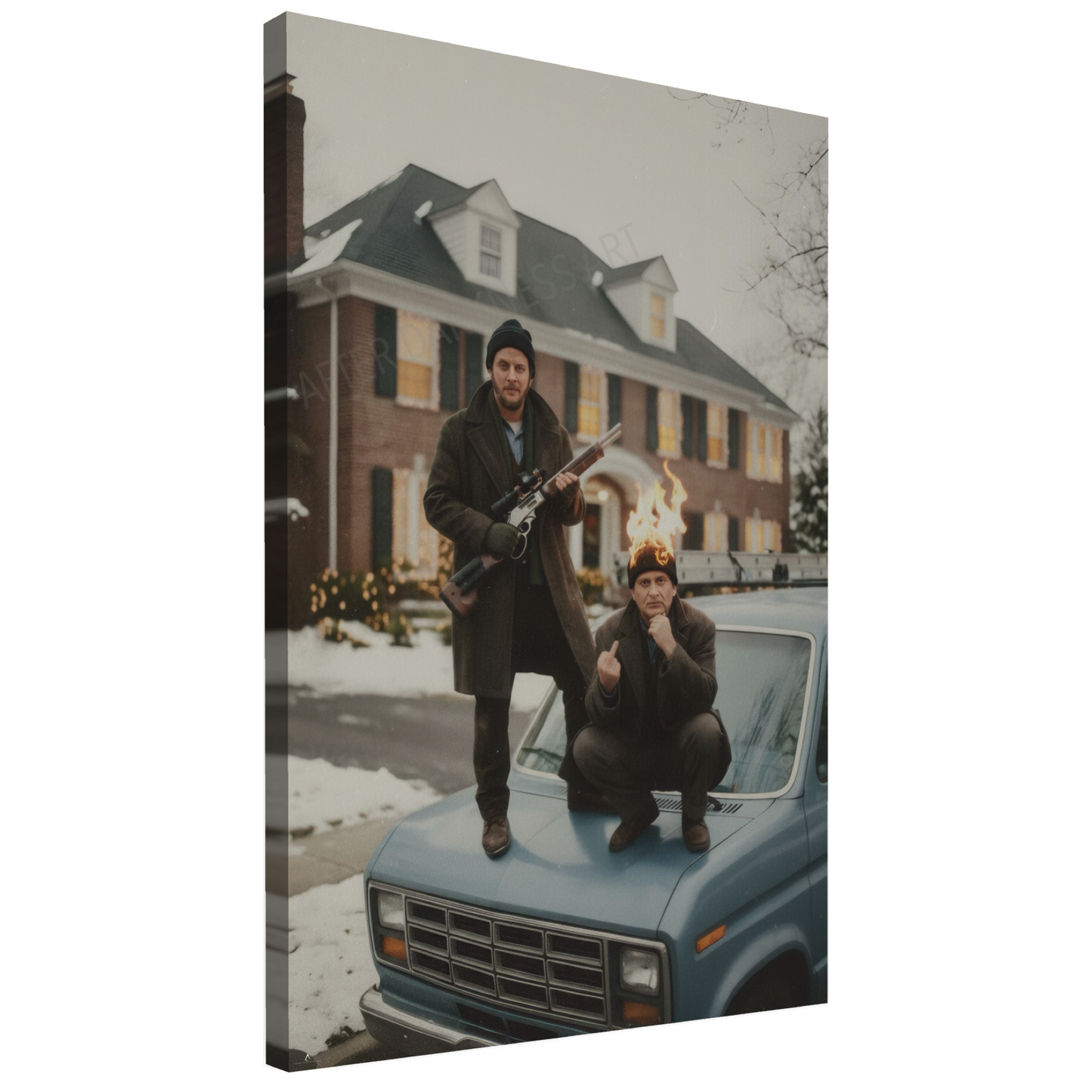 MARV & HARRY "WRONG HOUSE, WRONG NIGHT" WET BANDITS CANVAS