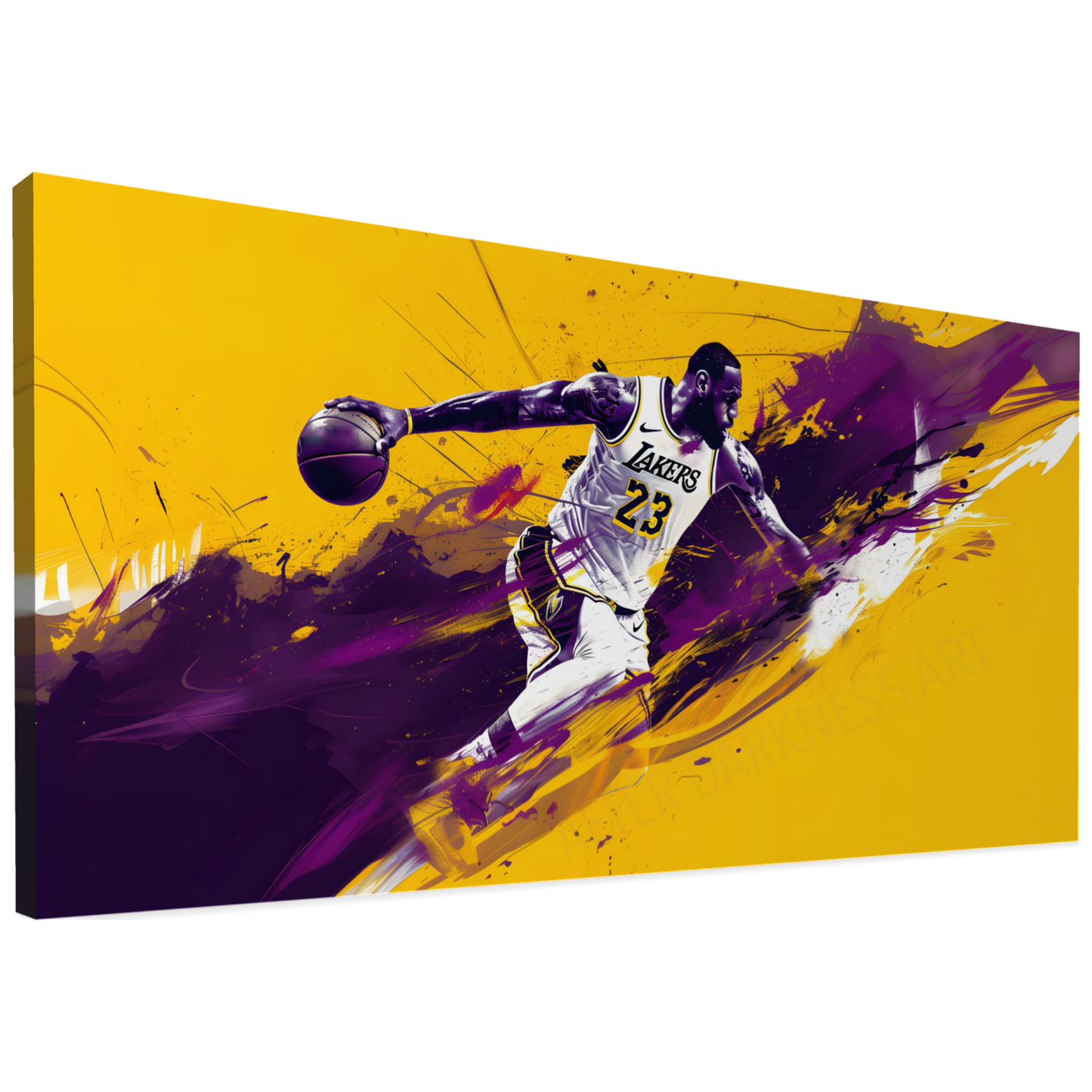 LEBRON CANVAS "DRIBBLES OF COLOR"
