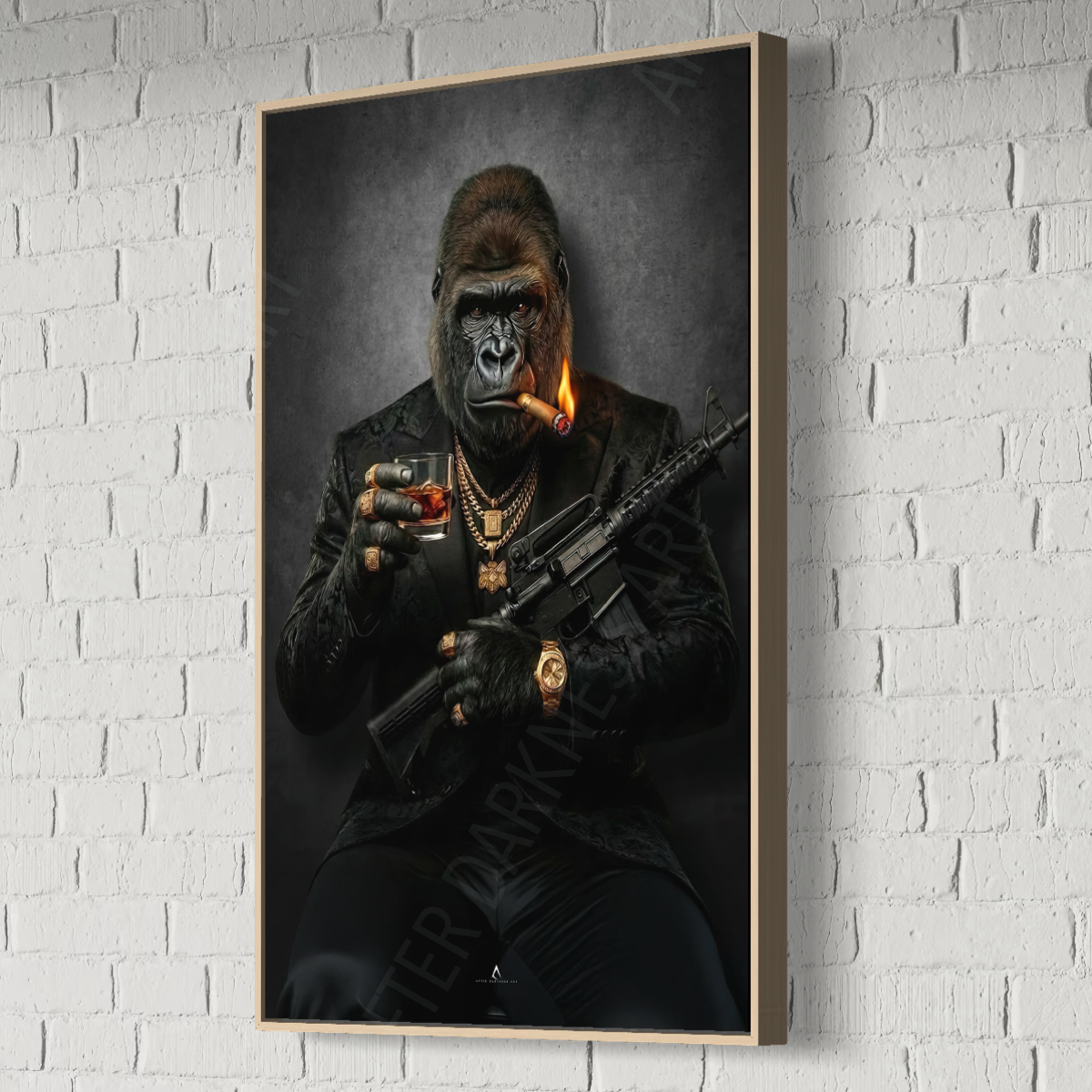 GORILLA CANVAS "PRIMAL AUTHORITY"