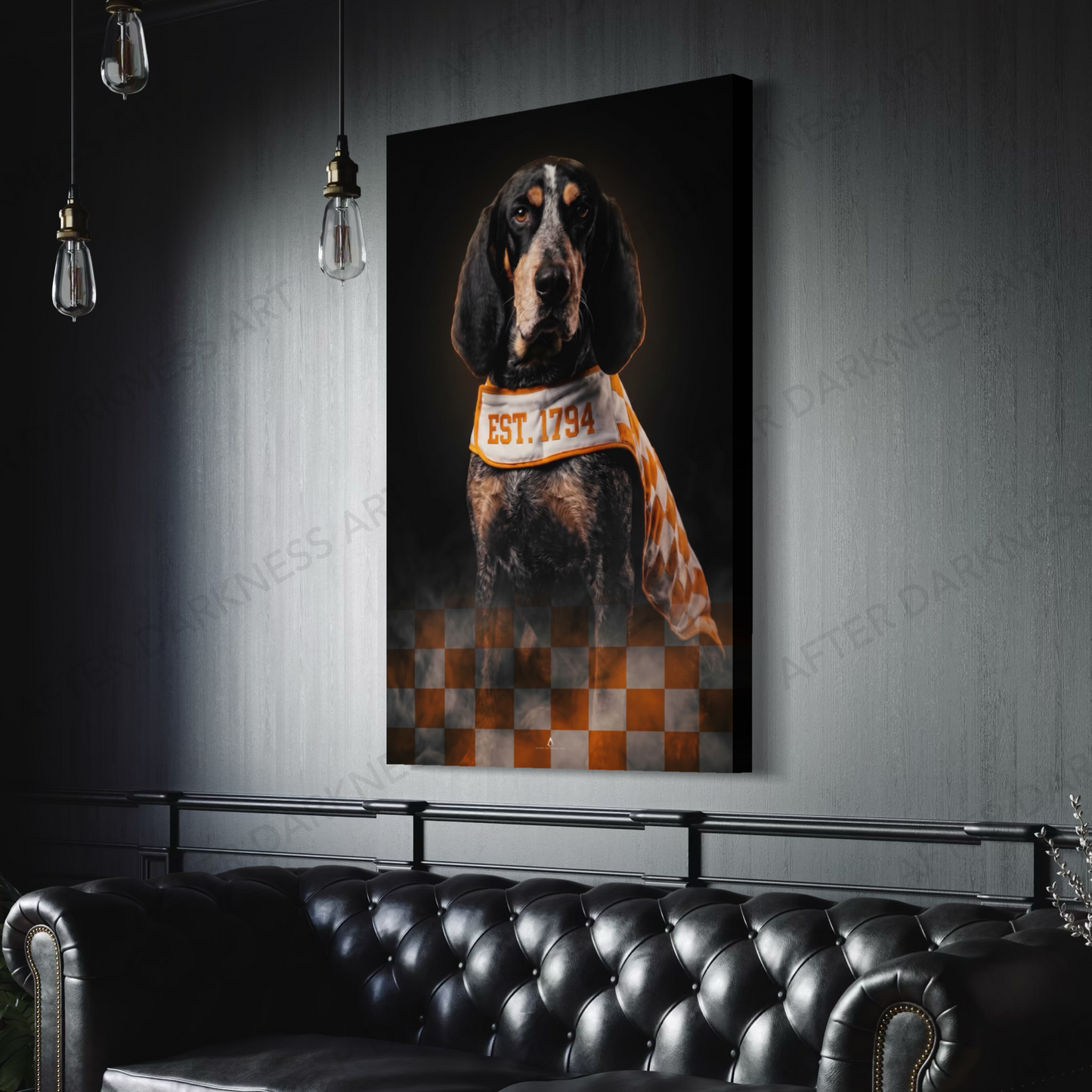 TENNESSEE VOLUNTEERS CANVAS "1794 LEGACY" SMOKEY MASCOT