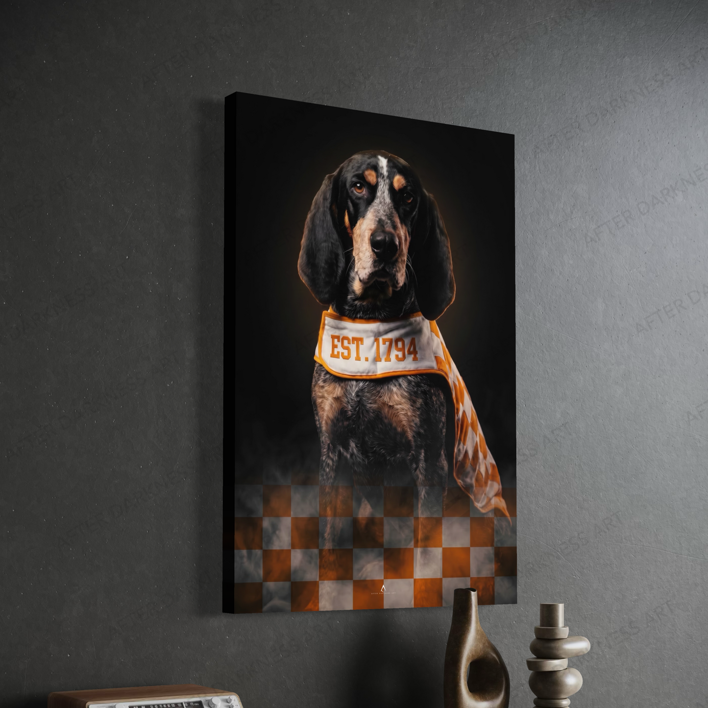 TENNESSEE VOLUNTEERS CANVAS "1794 LEGACY" SMOKEY MASCOT