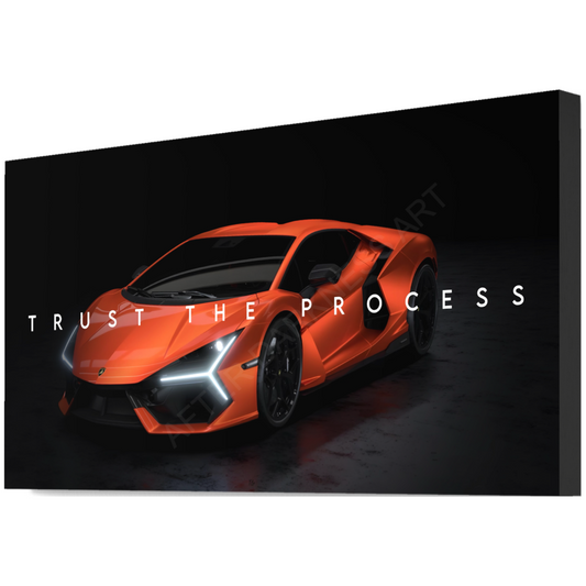 LAMBO CANVAS - TRUST THE PROCESS