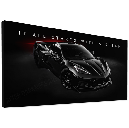 C8 CANVAS "STINGRAY DREAMING"