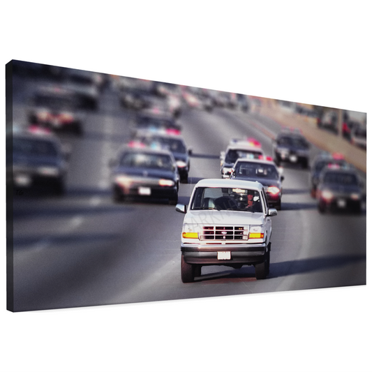 OJ SIMPSON CANVAS "OJ BRONCO CHASE"