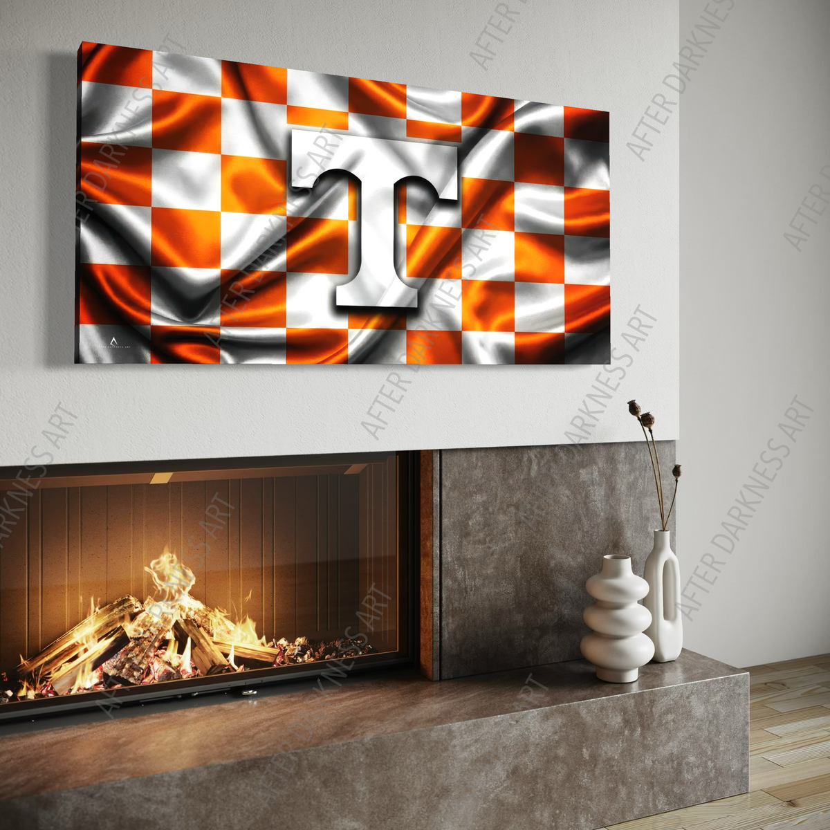 TENNESSEE VOLUNTEERS CANVAS "LAYERED IN ORANGE"